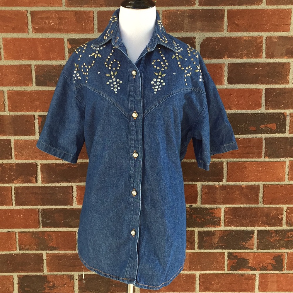 90s denim shirt vintage